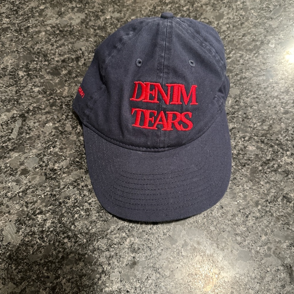 Denim Tears Navy Blue Cap
